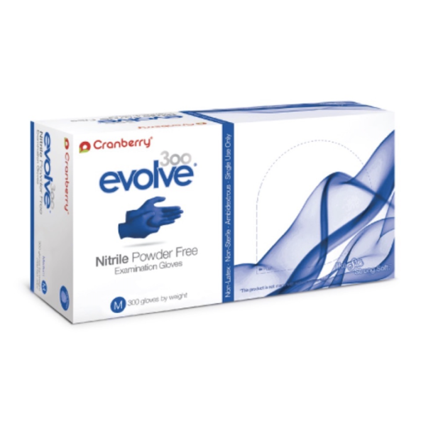 Cranberry Evolve Nitrile examination gloves (10 boxes)